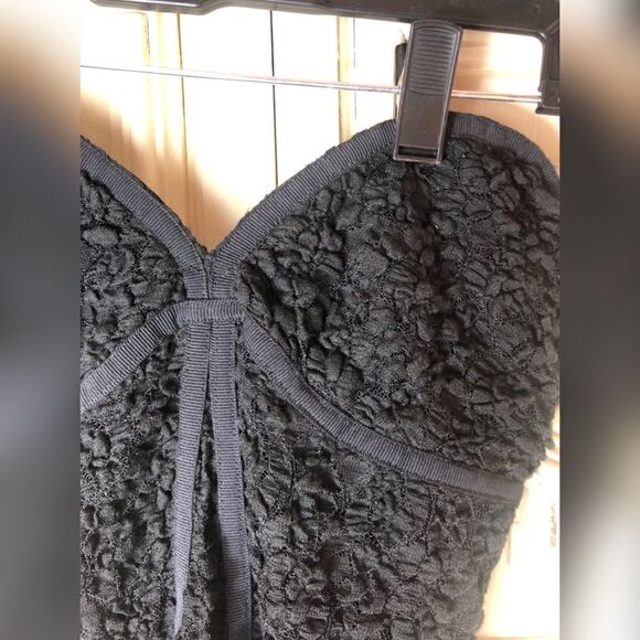 Mango lace black bustier dress size xs - Picture 8 of 8